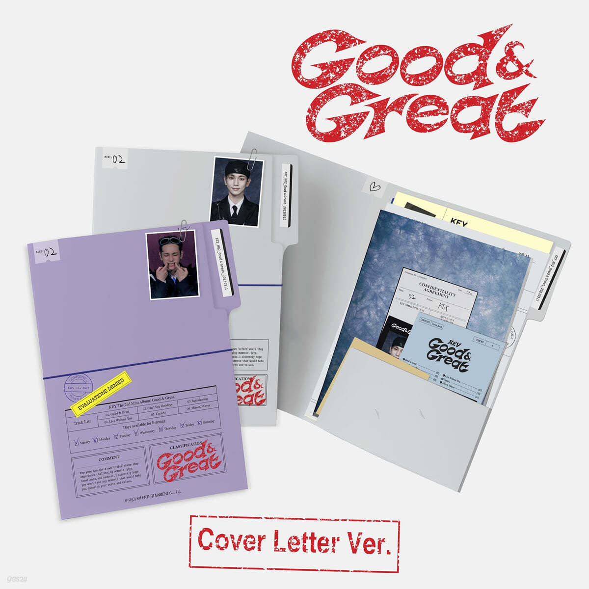 키 (KEY) - 미니앨범 2집 : Good & Great [Cover Letter Ver.][2종 SET]