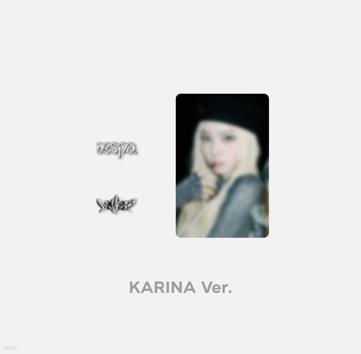 [aespa - MY WORLD] LOGO BADGE [KARINA ver.]