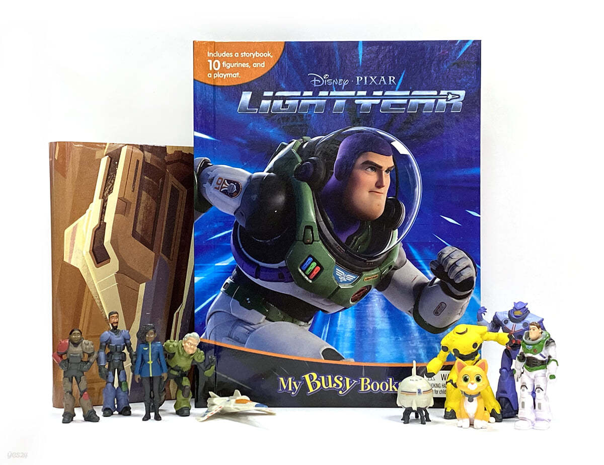 Disney Pixar Buzz Lightyear My Busy Book 디즈니 픽사 버즈 라이트이어 비지북 피규어 책 