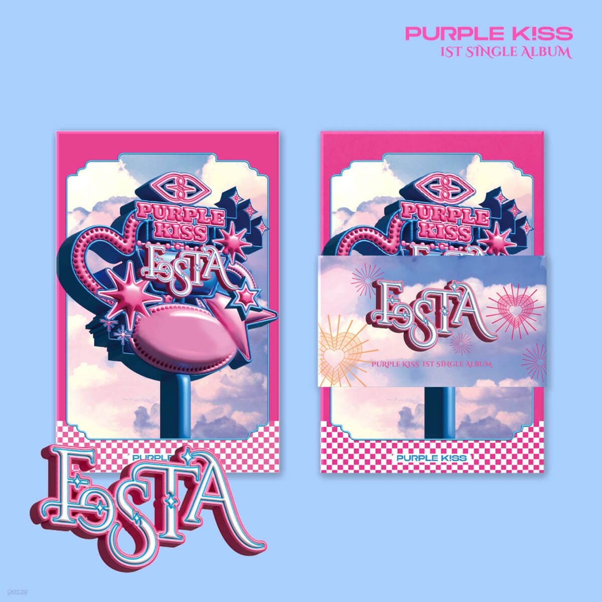 퍼플키스 (PURPLE KISS) - 싱글앨범 1집 : FESTA [POCAALBUM]