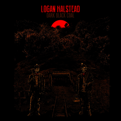 Logan Halstead — Dark Black Coal 앨범 커버