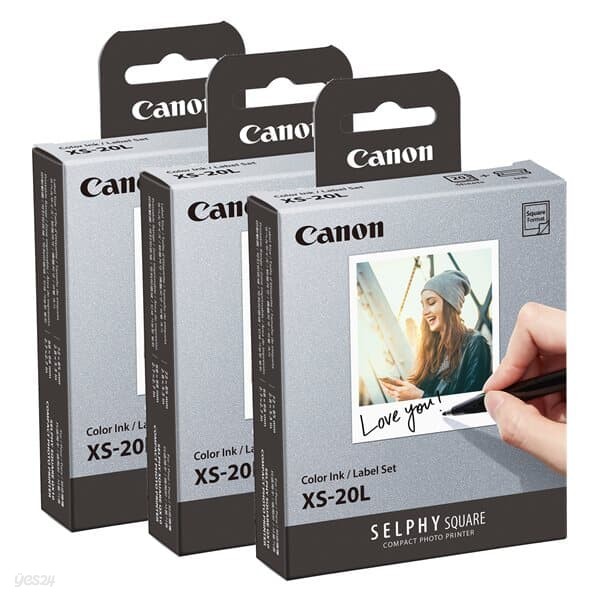 캐논 셀피 스퀘어 QX20 인화지 XS-20L 60매