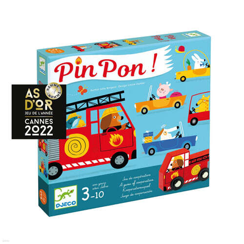 [예스24배송] PIN PON 삐뽀삐뽀 / 보드게임[3세이상,2인~6인]