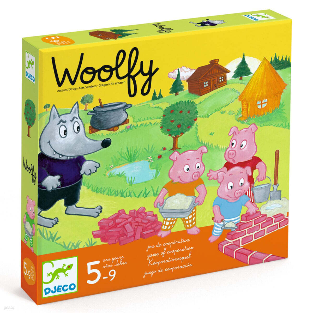 [예스24배송] WOOLFY 아기돼지 삼형제 / 보드게임[5세이상,2인~4인]