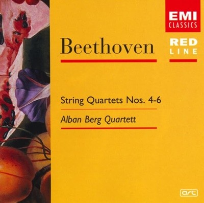 Beethoven : String Quartets Nos. 4-6 - 알반 베르크 사중주단 (Alban Berg Quartett)(EU발매)