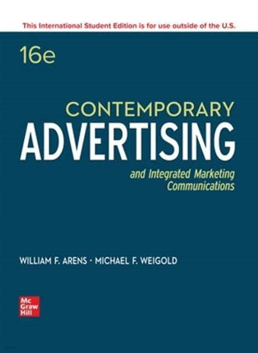 ISE Contemporary Advertising, 16/E