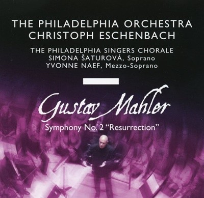 크리스토프 에센바흐 - Christoph Eschenbach - Mahler Symphony No.2 Resurrection 2Cds [E.U발매]