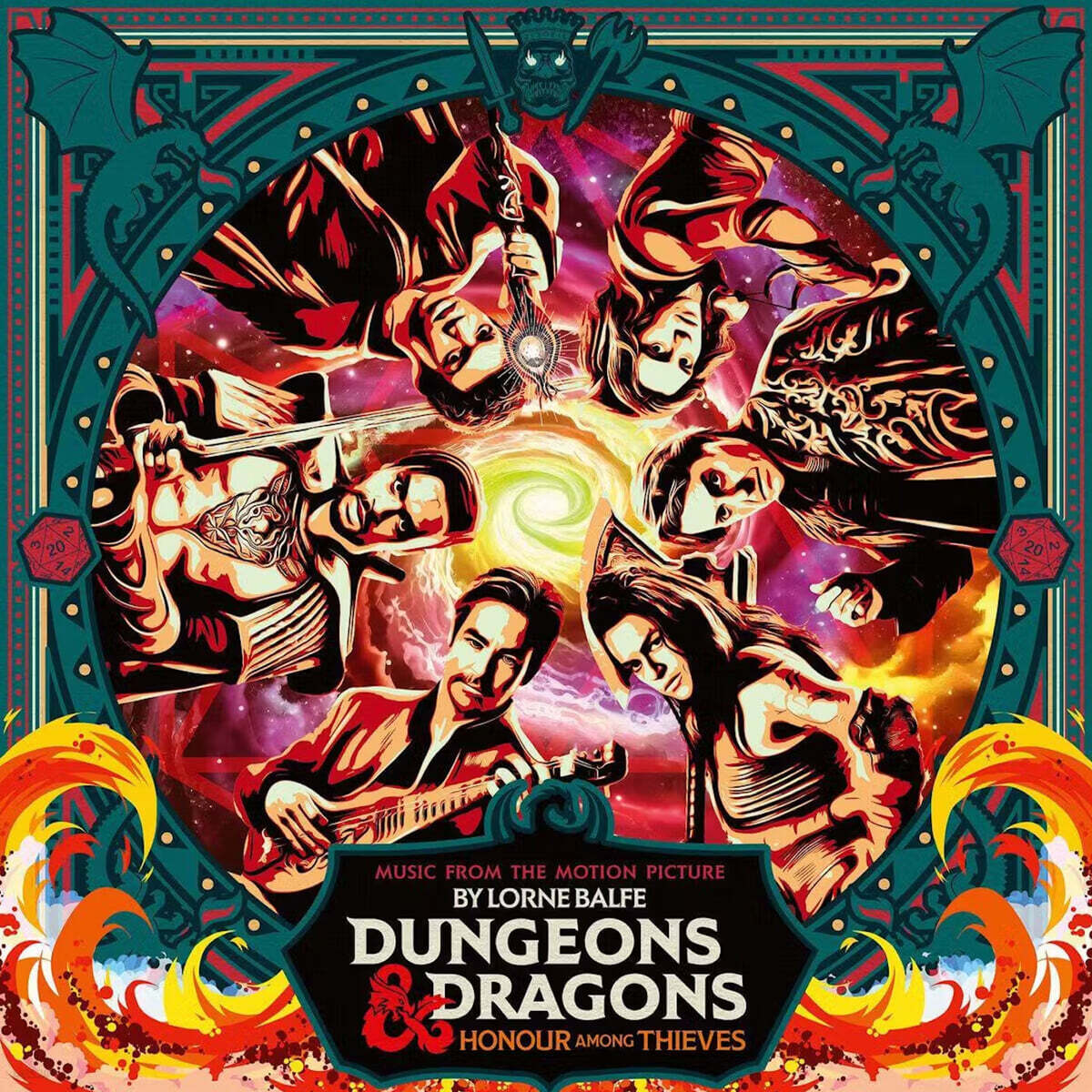 `던전 앤 드래곤: 도적들의 명예` 영화음악 (Dungeons & Dragons: Honor Among Thieves OST) [핑크 스플래터 컬러 2LP]