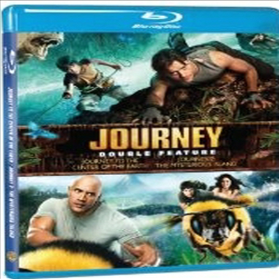 Journey to the Center of the Earth / Journey 2 (Ҿ 踦 ãƼ 1-2) (ѱ۹ڸ)(Blu-ray)