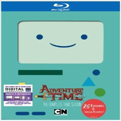 Adventure Time: The Complete Third Season (庥ó Ÿ  3) (ѱ۹ڸ)(Blu-ray)