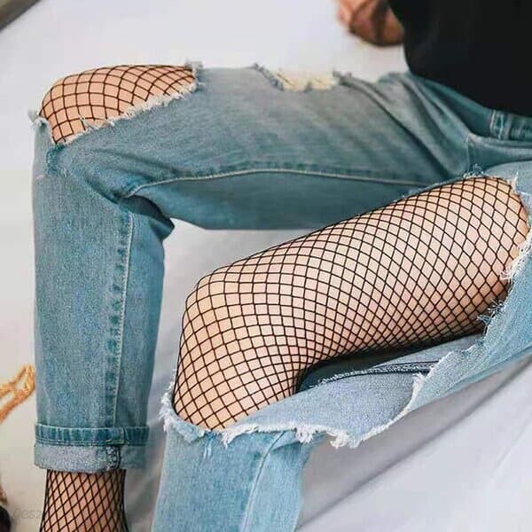 그물 망사스타킹 검정 여성 섹시 스타킹