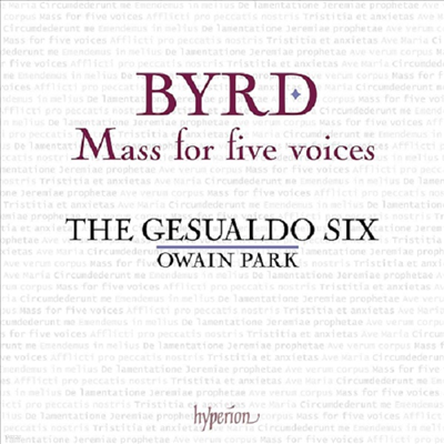  : 5θ  ̻ (William Byrd: Mass for 5 Voices)(CD) - Owain Park