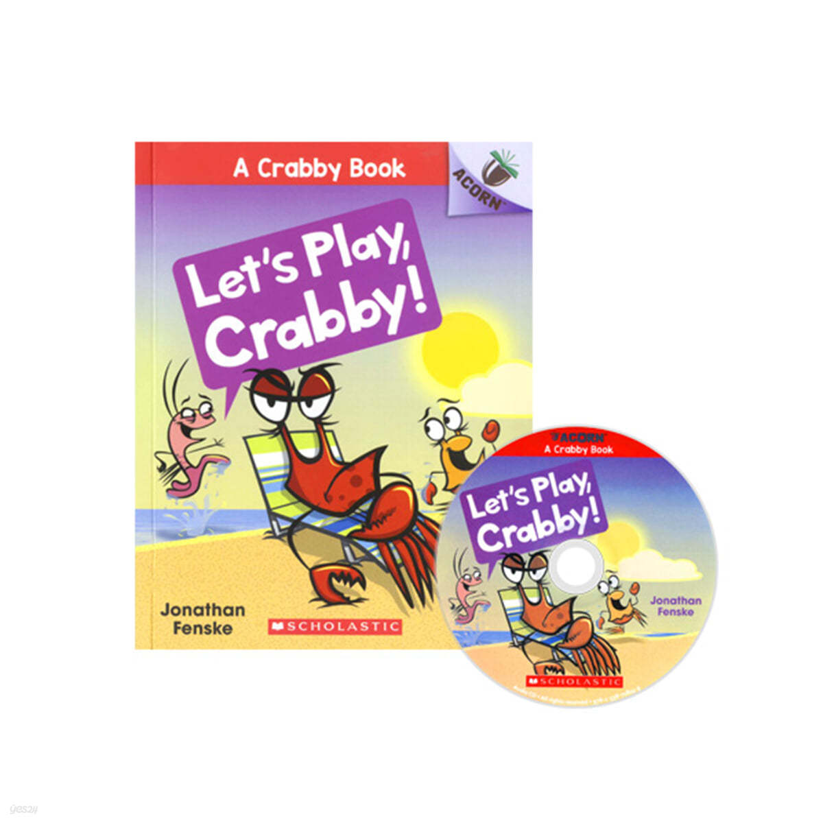 A Crabby Book #2: Let's Play, Crabby! (with CD & Storyplus QR) (An Acorn Book)