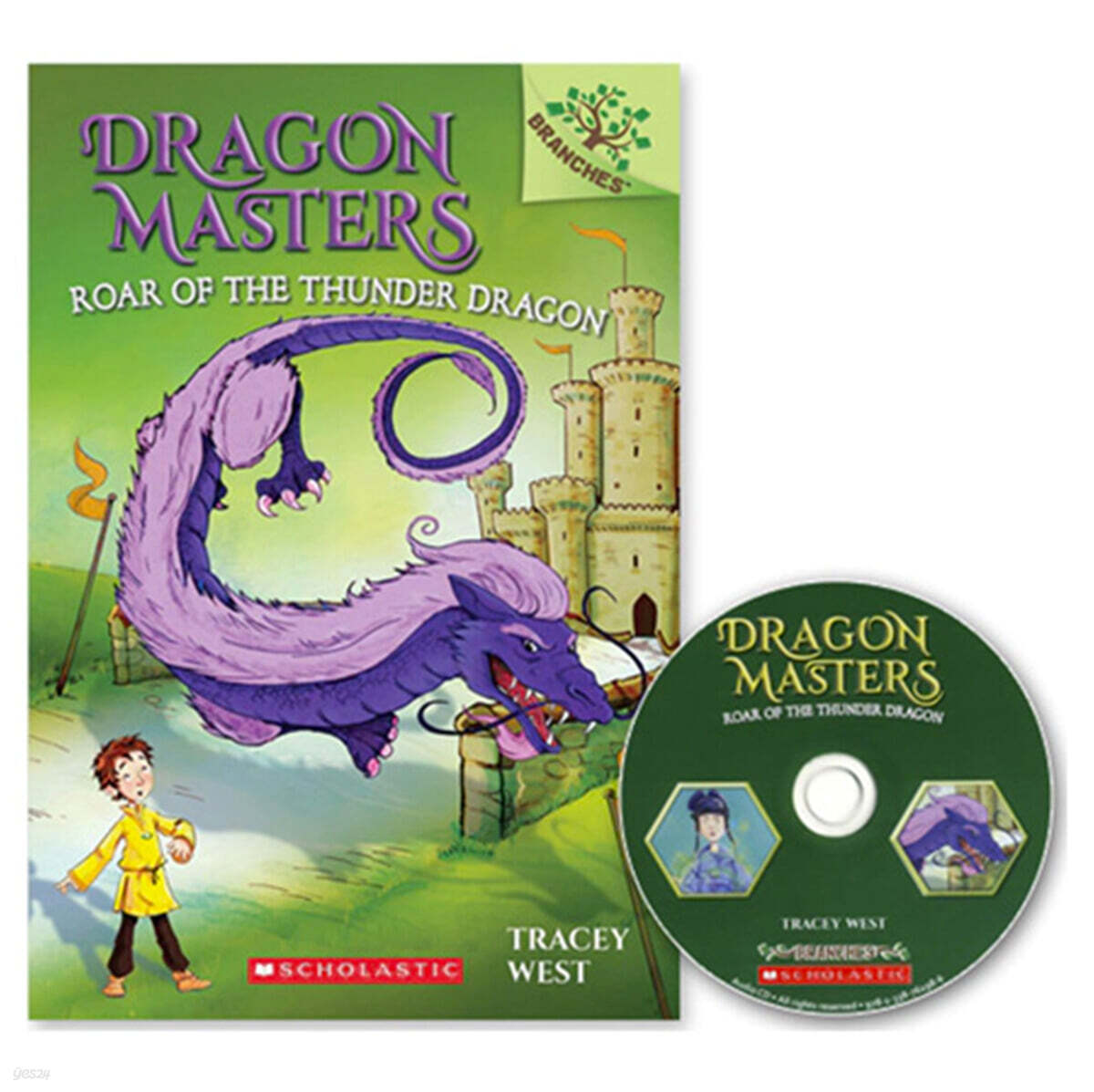 Dragon Masters #8 :Roar of the Thunder Dragon (with CD & Storyplus QR)  (A Branches Book)