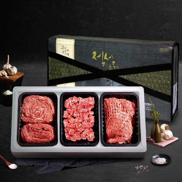 [송도축산] 명품한우 불고기500g,국거리50g,산적500g/1++등급 - 예스24