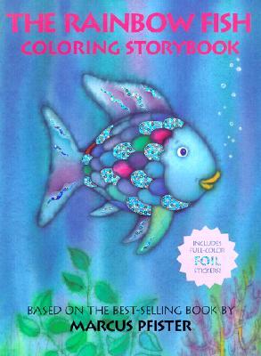 The Rainbow Fish Coloring Storybook with Sticker