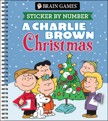 Brain Games - Sticker by Number: A Charlie Brown Christmas