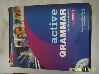 Davis. Rimmer / CAMBRIDGE / active GRAMMAR without answers LEVEL 2 -CD없음 -꼭 상세란참조