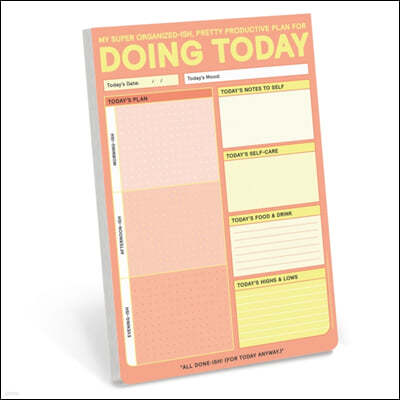 Knock Knock Doing Today Notepads (Pastel)