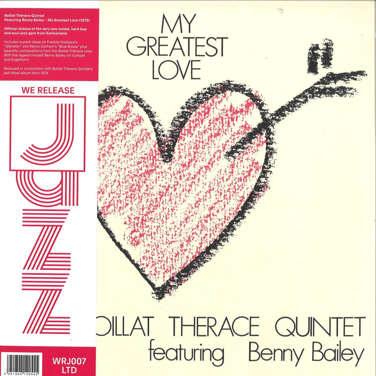 Boillat Therace Quintet (보일랏 테라세 퀸텟) - My Greatest Love [LP] 