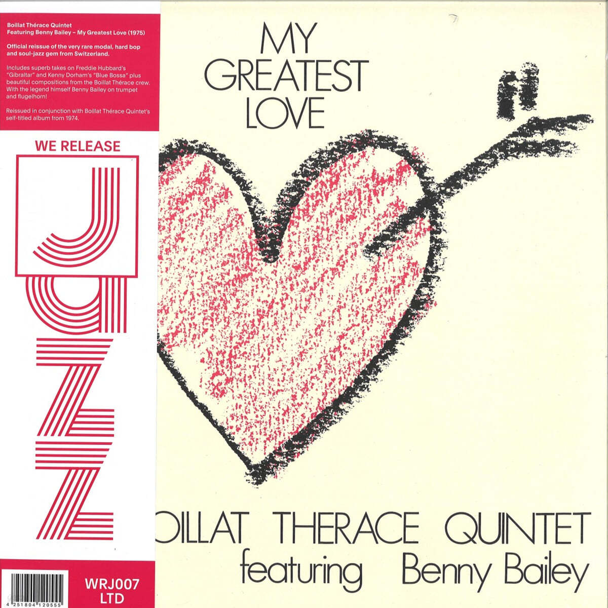 Boillat Therace Quintet (보일랏 테라세 퀸텟) - My Greatest Love [LP]