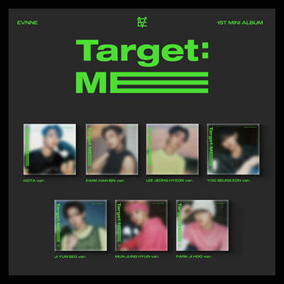 EVNNE (이븐) - 미니앨범 1집 : Target: ME [Digipack ver.][7종 중 1종 랜덤발송]