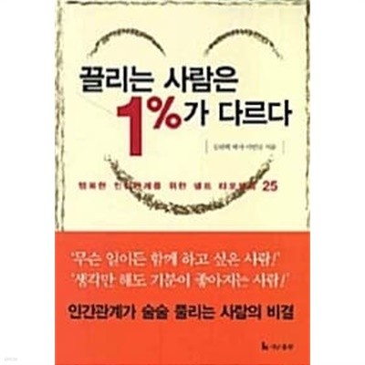 끌리는 사람은 1%가 다르다 (포켓북)○