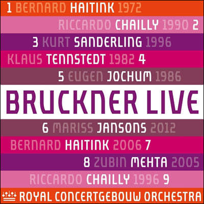 Royal Concertgebouw Orchestra ũ:   (Bruckner: Symphonies 1-9)