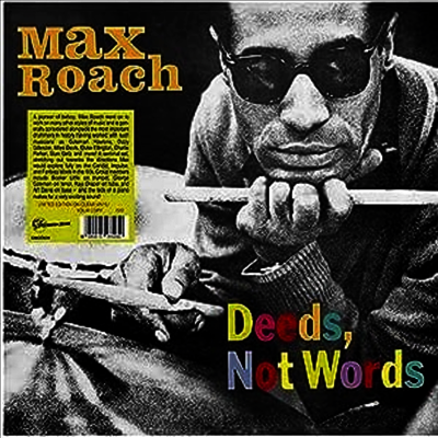 Max Roach — Deeds, Not Words 앨범 커버