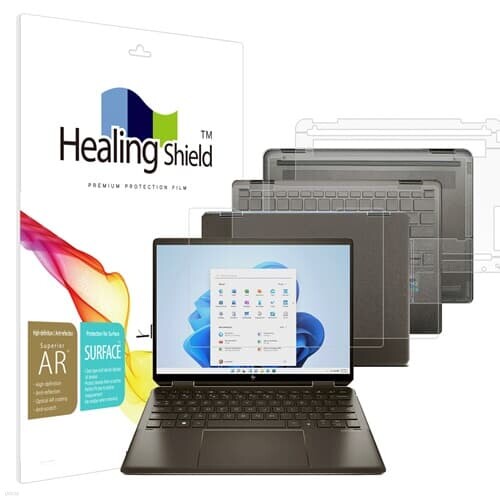HP 스펙터 x360 14-ef0041TU 고화질 액정보호필름1매 외부3종