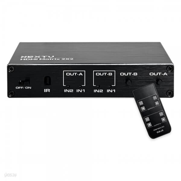 NEXT-2202HDM 2x2 HDMI 매트릭스 스위치,4K UHD