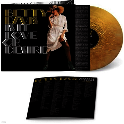 Betty Davis — Is It Love Or Desire 앨범 커버