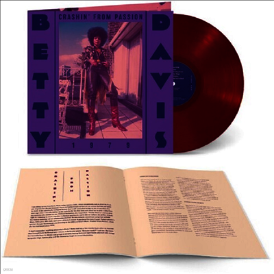 Betty Davis — Crashin' From Passion 앨범 커버