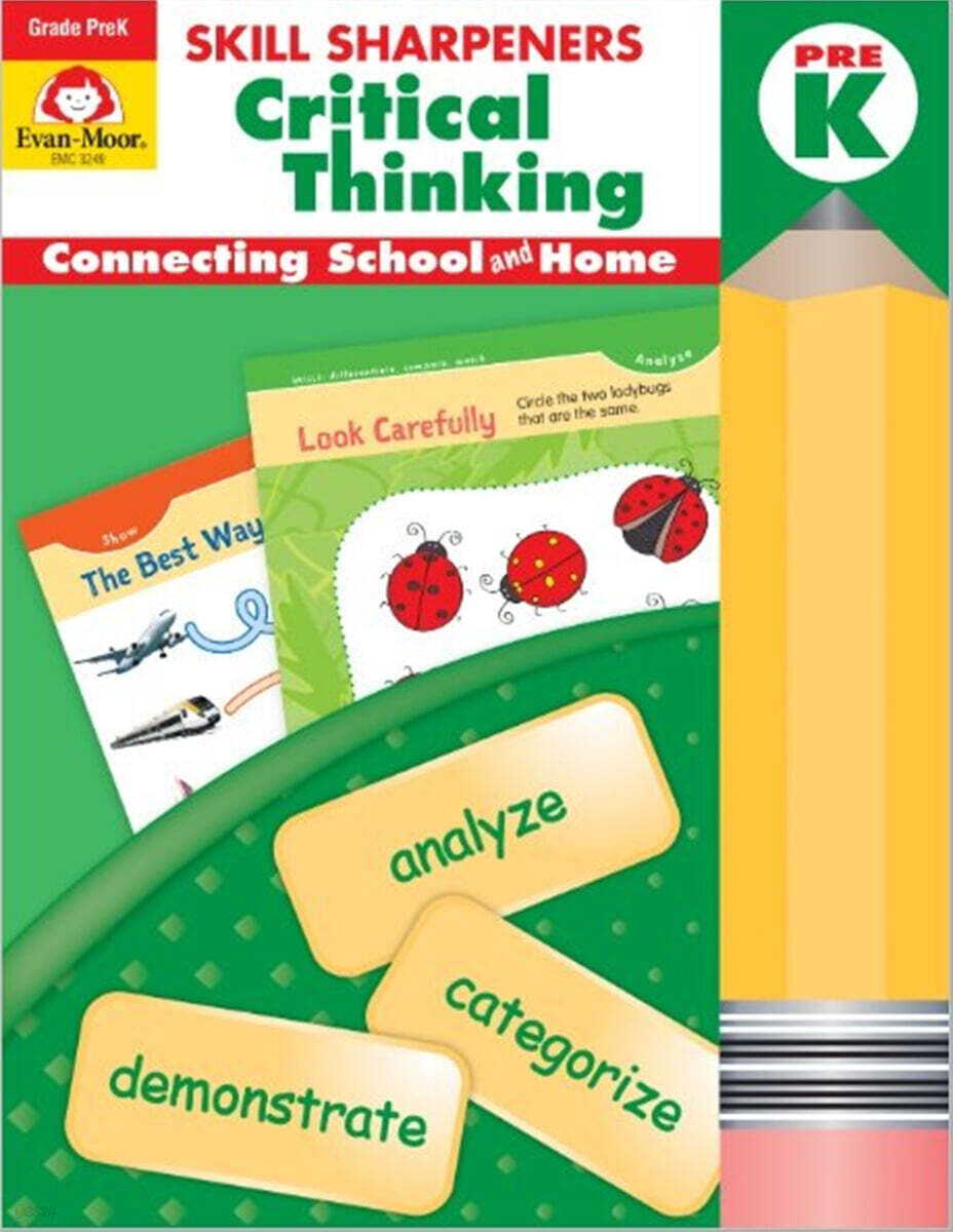 에반무어 Skill Sharpeners Critical Thinking, Grade Pre K