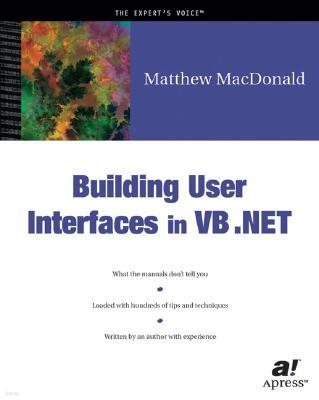 User Interfaces in VB .Net: Windows Forms and Custom Controls