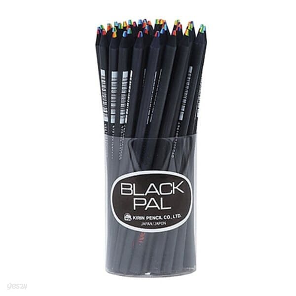 기린 무지개 색연필 KN-06/BLACK PAL