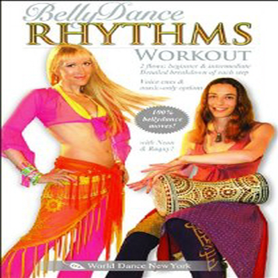 Bellydance Rhythms Workout, with Neon: Belly dance fitness classes, Belly dance instruction, Full body workout (ѱ۹ڸ)(DVD)(2008)