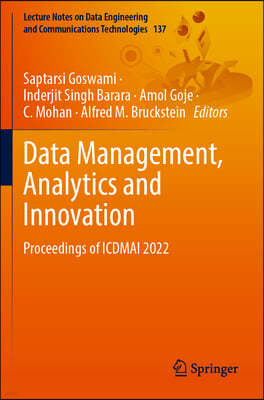 Data Management, Analytics and Innovation: Proceedings of Icdmai 2022
