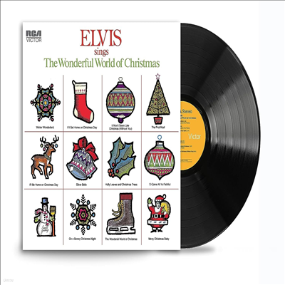 Elvis Presley — Elvis Sings The Wonderful World Of Christmas 앨범 커버
