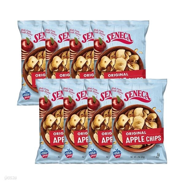 세네카 애플칩 사과칩 애플 스낵 사과 과자 20g x 8개입 (3가지맛 선택)