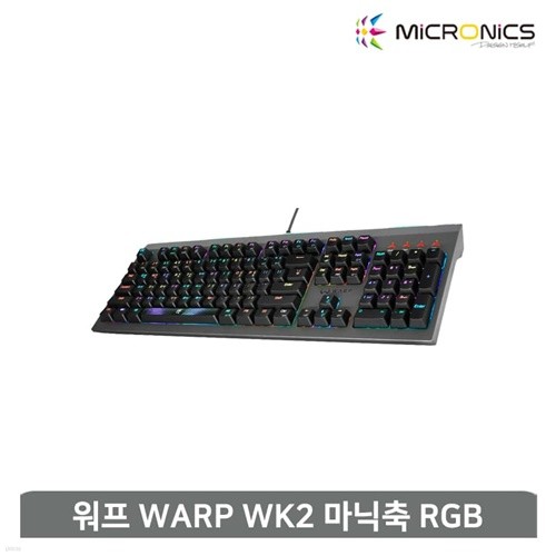마이크로닉스 워프 WK2 마닉축 RGB 게이밍 기계...