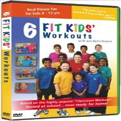 6 Fit Kids' Fitness Workouts for Children ( Ű ƮϽ ũƿ  ĥ己) (ڵ1)(ѱ۹ڸ)(DVD)