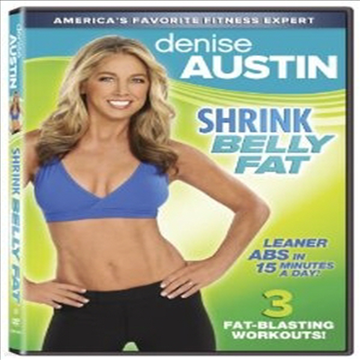 Denise Austin: Shrink Belly Fat (ũ  ) (ڵ1)(ѱ۹ڸ)(DVD)