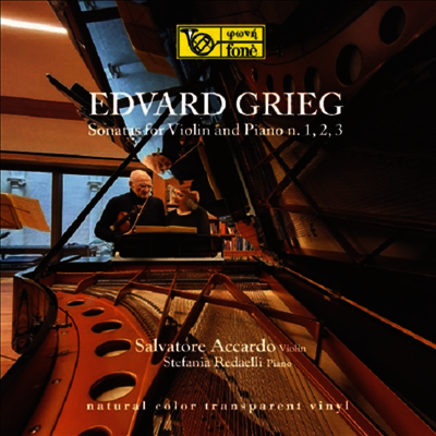 Salvatore Accardo — 그리그: 바이올린 소나타 1, 2 & 3번 (Grieg: Violin Sonatas Nos.1, 2 & 3) - Salvatore Accardo 앨범 커버