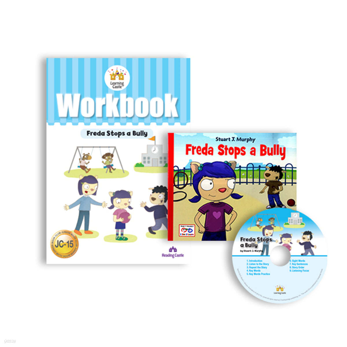 러닝캐슬 주니어 C15 : Freda Stops a Bully : Student book + Work Book + CD 