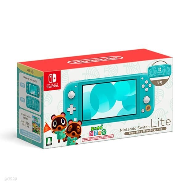 [닌텐도 본체] [닌텐도][스위치 본체] Nintendo Switch Lite 모여봐요 동물의 숲 콩돌이&밤돌이 알로하 세트