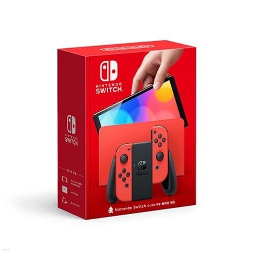 [닌텐도 본체] [닌텐도][스위치 본체] Nintendo Switch(OLED 모델) 마리오 레드