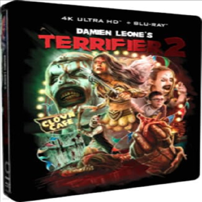 Terrifier 2 (׸̾ 2) (2022)(Steelbook)(ѱ۹ڸ)(4K Ultra HD + Blu-ray)