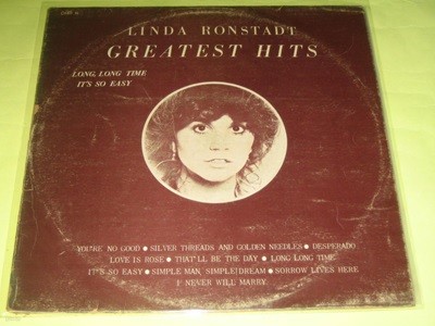 Linda Ronstadt - Createst Hits ,,, LP음반