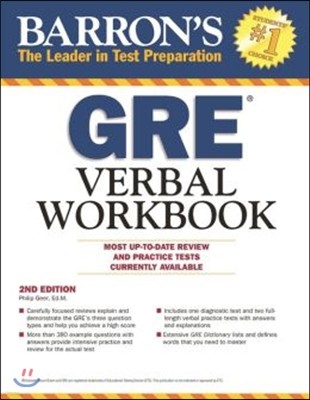 Barron's Gre Verbal Workbook